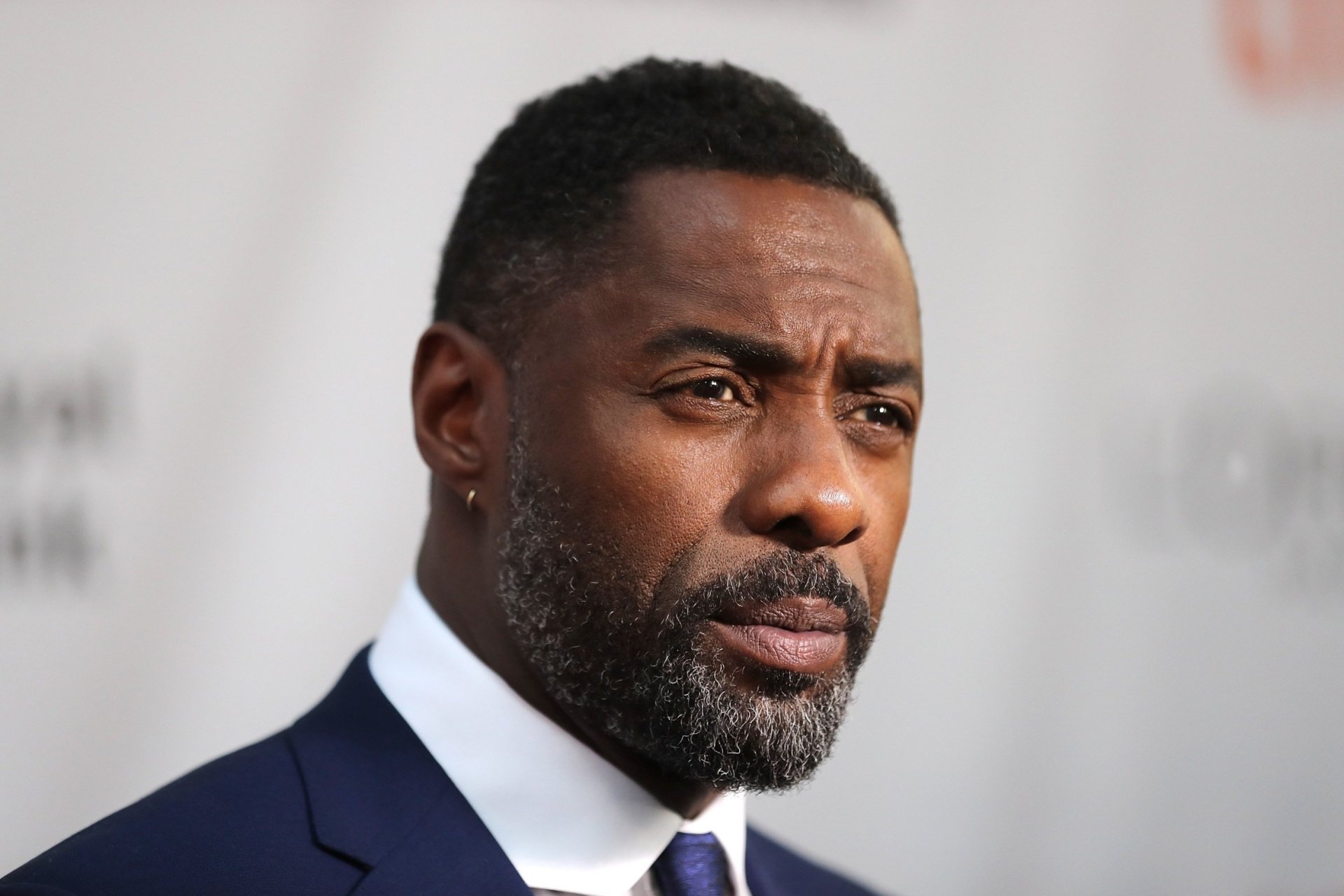 Iconic Idris Elba: English Actor’s Striking Beard Close-Up – HD ...