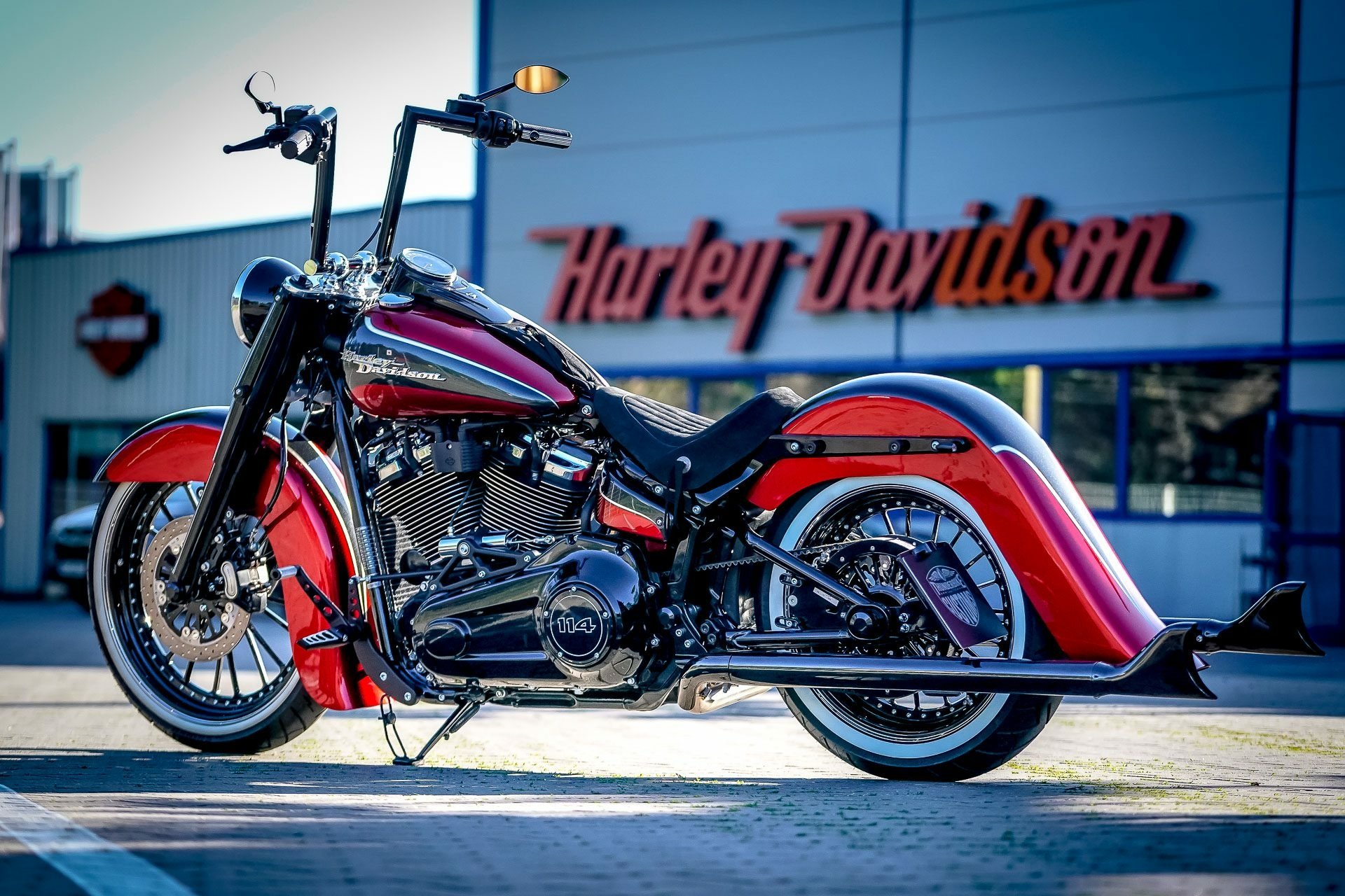 Camino customized Thunderbike Harley-Davidson Heritage HD 