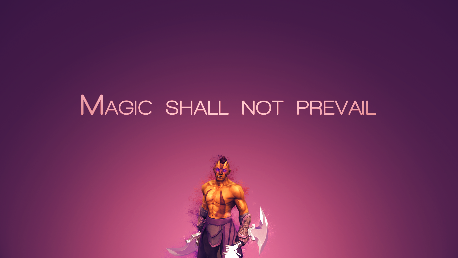 Download Anti-Mage (Dota 2) Video Game DotA 2 HD Wallpaper by murr3