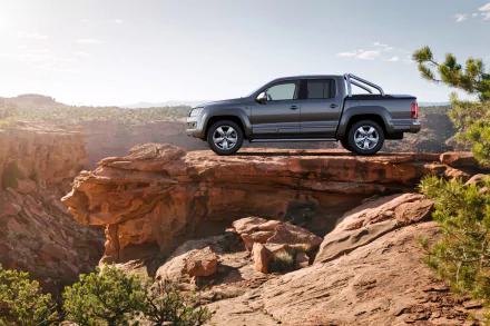 silver car car Volkswagen vehicle Volkswagen Amarok HD Desktop Wallpaper | Background Image