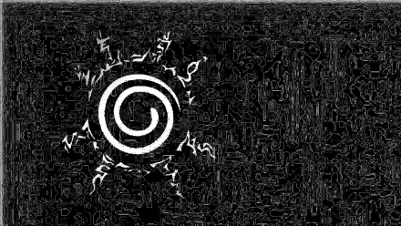 Black & White Eight Trigrams Sealing Style Anime Naruto Black And White Anime HD Desktop Wallpaper | Background Image