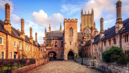 cathedral United Kingdom religious Wells Cathedral HD Desktop Wallpaper | Background Image