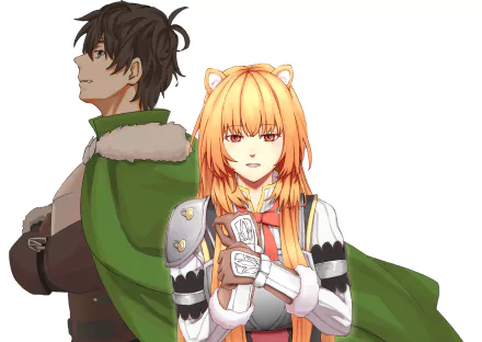 black hair blonde Raphtalia (The Rising of the Shield Hero) Naofumi Iwatani Anime The Rising of the Shield Hero HD Desktop Wallpaper | Background Image