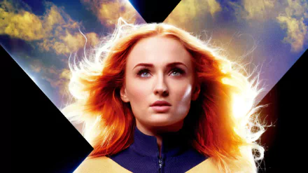 Jean Grey redhead X-Men X-Men: Dark Phoenix actress British Sophie Turner movie Dark Phoenix HD Desktop Wallpaper | Background Image