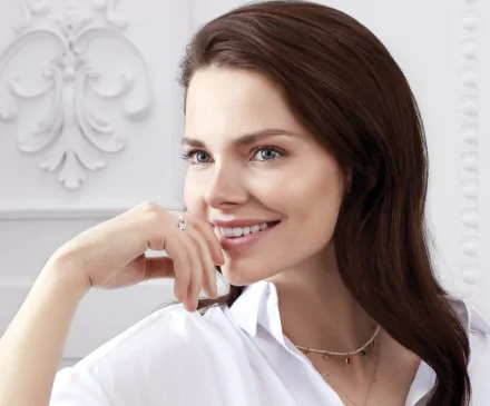 smile blue eyes brunette Russian actress woman Elizaveta Boyarskaya HD Desktop Wallpaper | Background Image