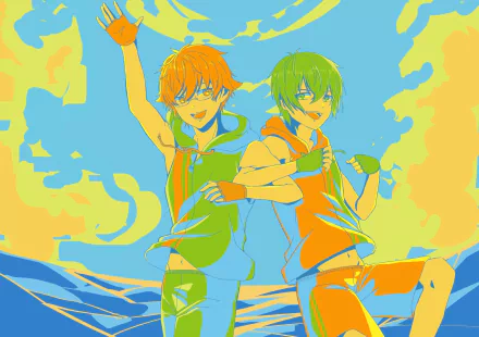 Taiga Kougami Kakeru Jūōin Anime Pretty Rhythm HD Desktop Wallpaper | Background Image