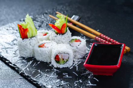 chopsticks still life seafood food sushi HD Desktop Wallpaper | Background Image
