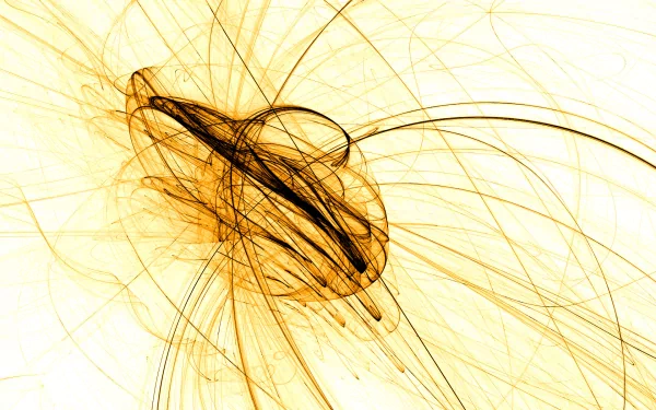 An abstract design featuring dynamic energy lines in shades of yellow, creating a vibrant and lively backdrop for a HD PC desktop wallpaper.