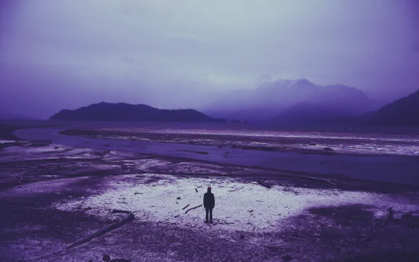 man alone HD Desktop Wallpaper | Background Image