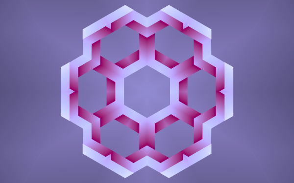 Abstract Kaleidoscope Pink Violet HD Wallpaper | Background Image