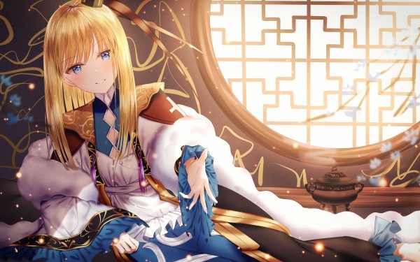 Anime Fate/Grand Order Fate Series Reines El-Melloi Archisorte Blonde Blue Eyes HD Wallpaper | Background Image