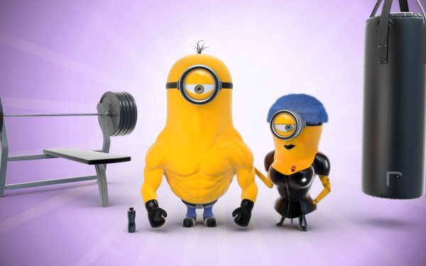 Movie Minions Gym HD Wallpaper | Background Image