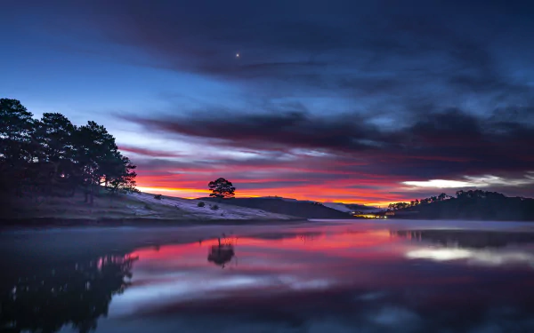  By the lake by Quang Nguyen vinh