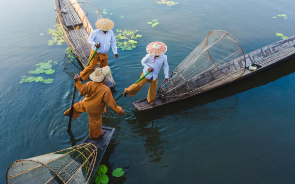 boat photography fisherman HD Desktop Wallpaper | Background Image