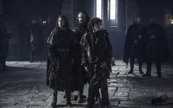 Natalia Tena Art Parkinson Rickon Stark Osha (Game Of Thrones) TV Show Game Of Thrones HD Desktop Wallpaper | Background Image