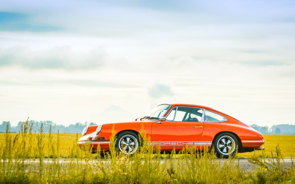 Vehicles Porsche 912 Porsche Tuning Old Car Orange Car Car Coupé HD Wallpaper | Background Image