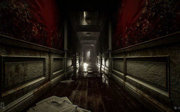 hallway video game Layers of Fear 2 HD Desktop Wallpaper | Background Image