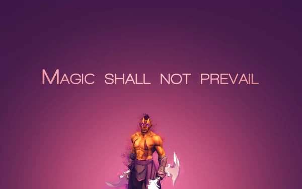 Anti-Mage (Dota 2) video game DotA 2 HD Desktop Wallpaper | Background Image