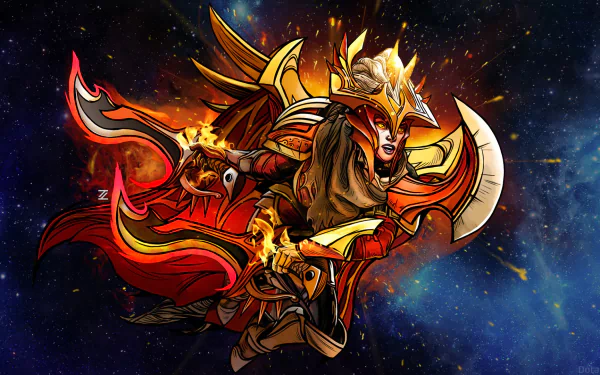 Legion Commander (DotA 2) video game DotA 2 HD Desktop Wallpaper | Background Image