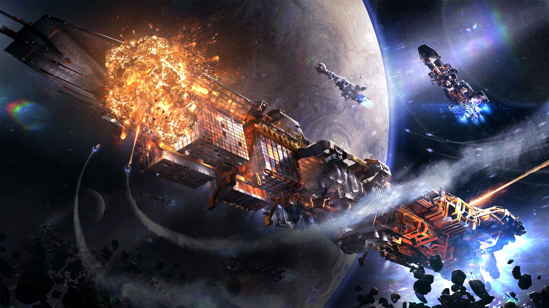 Download Sci Fi Spaceship HD Wallpaper