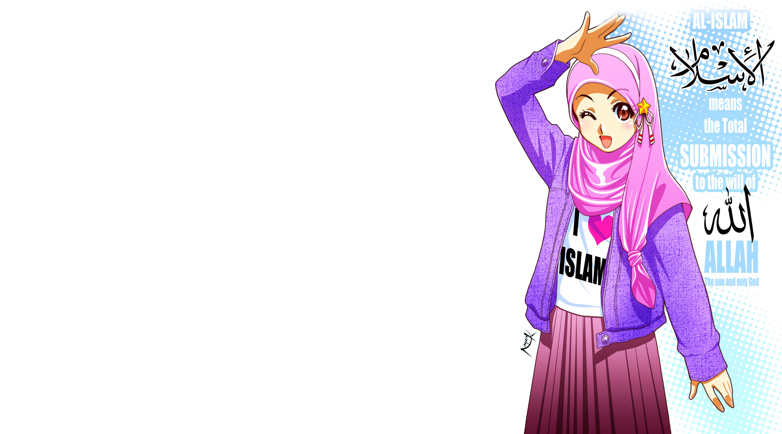 Anime hijab Wallpapers Download