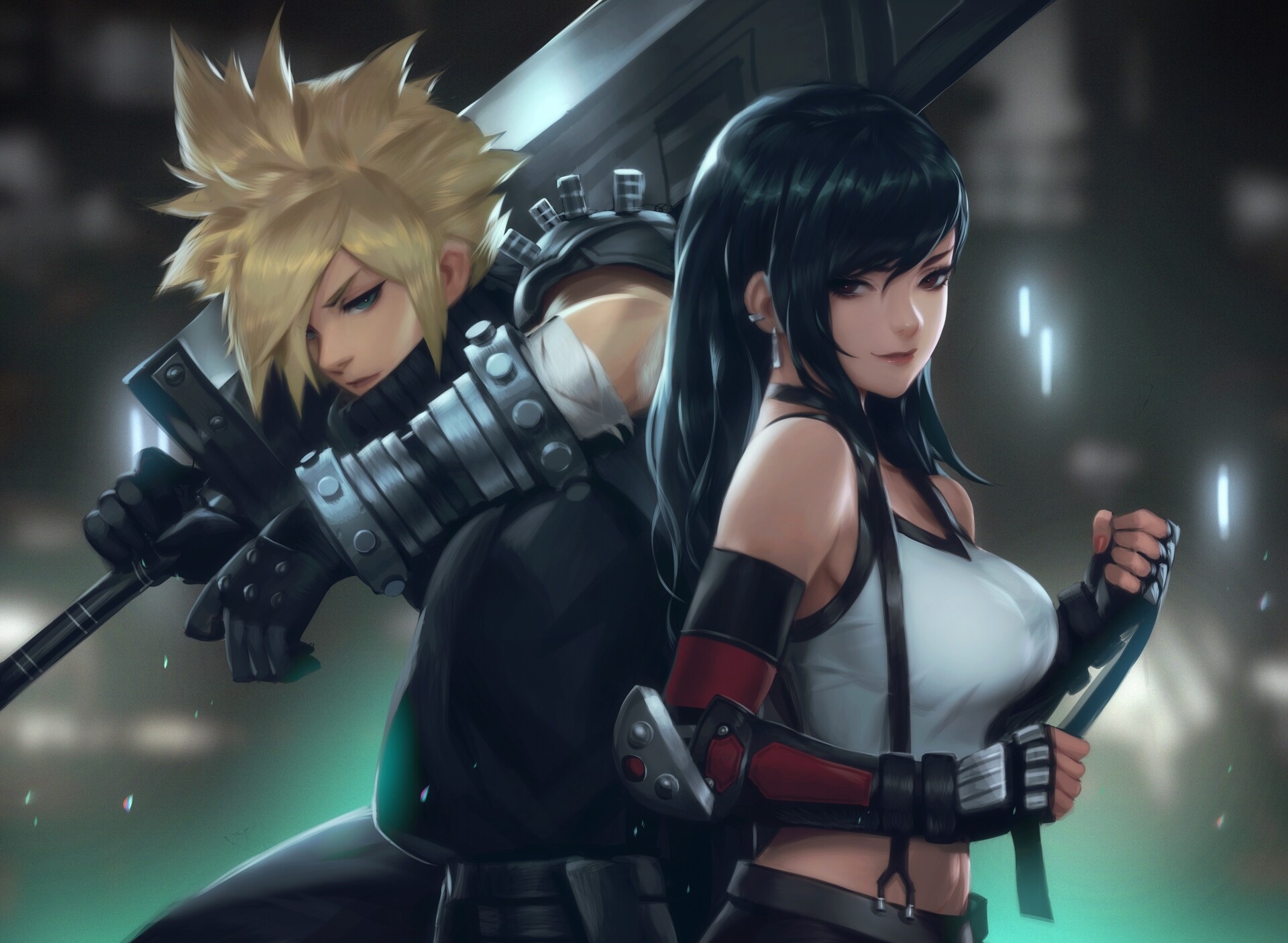 Zeronis Cloud and Tifa wallpaper by Zeronis