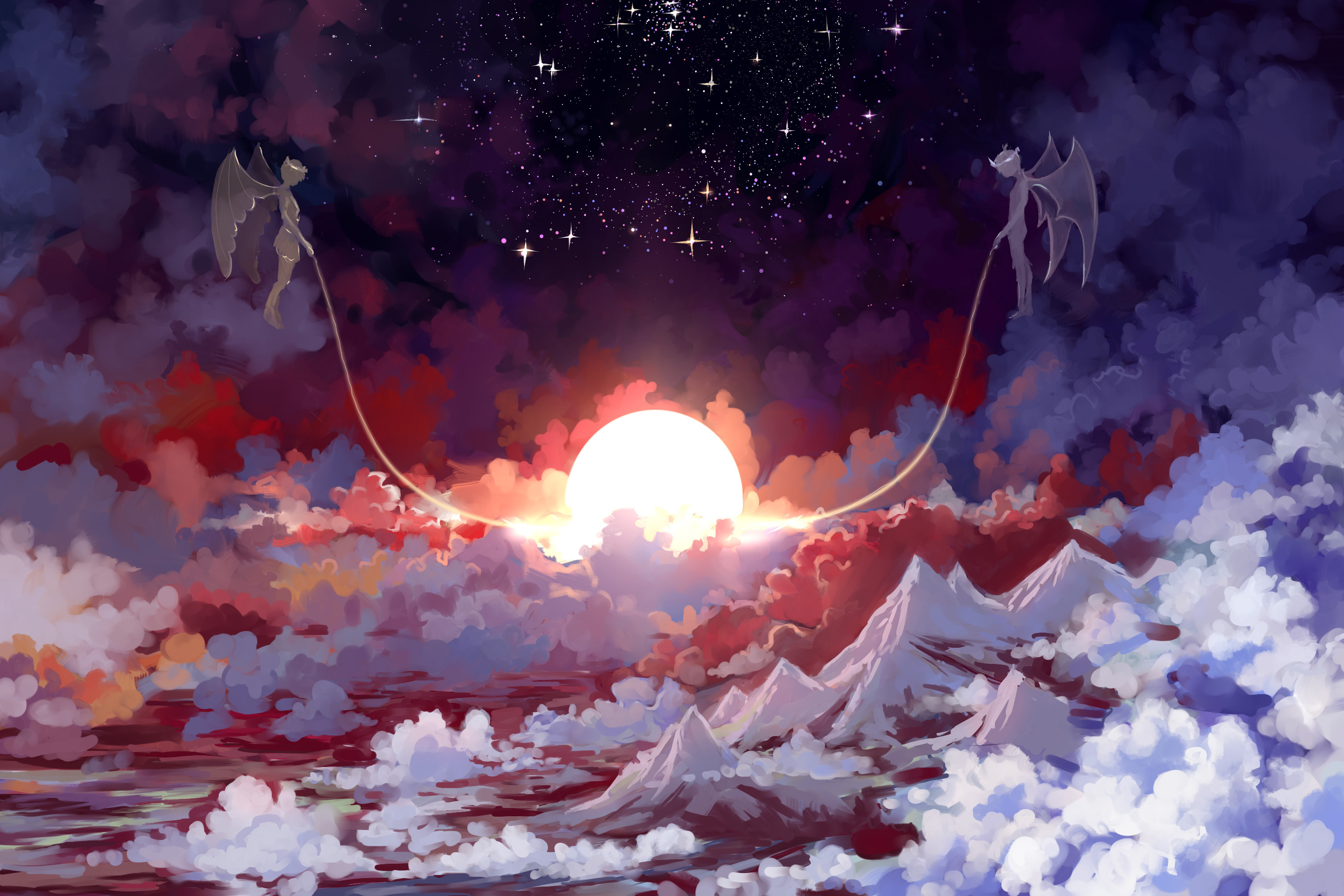 Fantasy Angel HD Wallpaper by Hangmoon