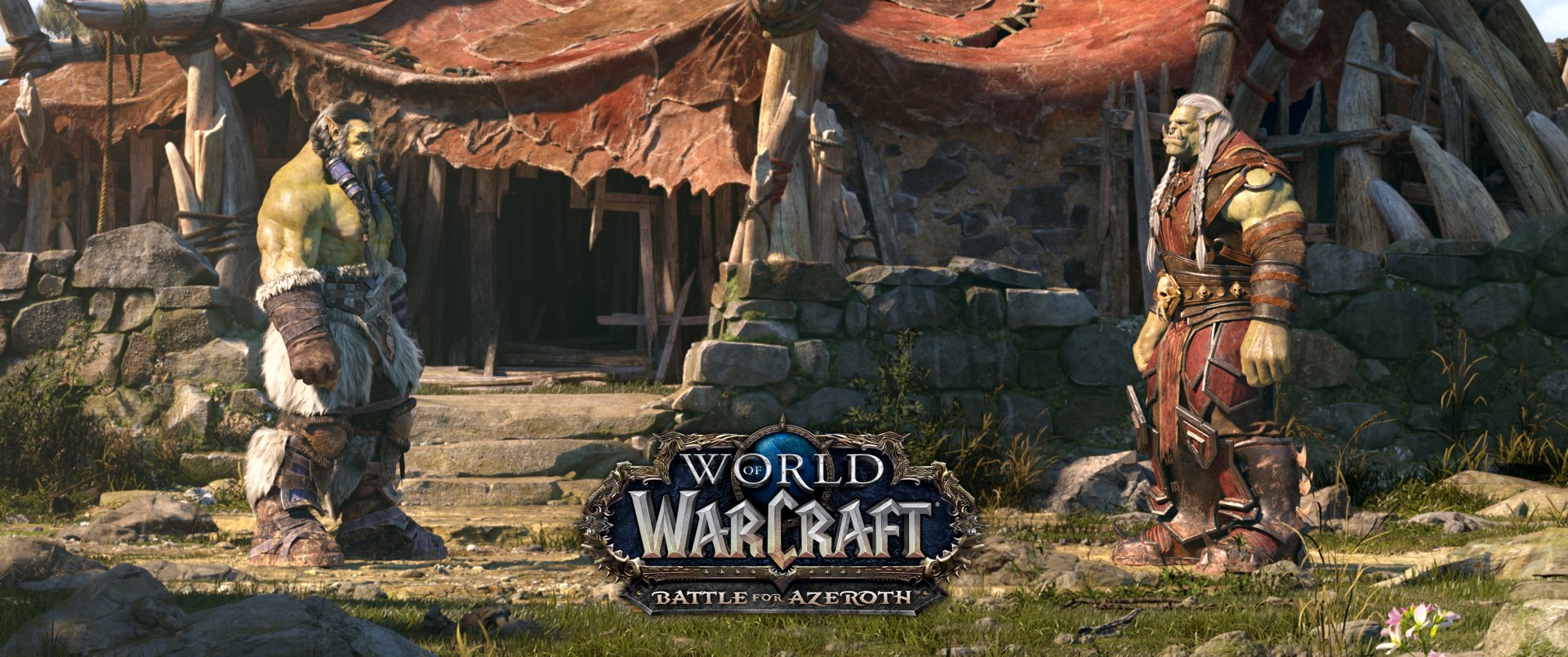 Download Thrall (World Of Warcraft) Varok Saurfang Video Game World Of Warcraft: Battle For Azeroth HD Wallpaper