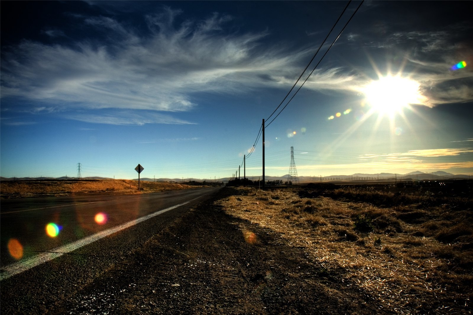 Man Made Road Wallpaper