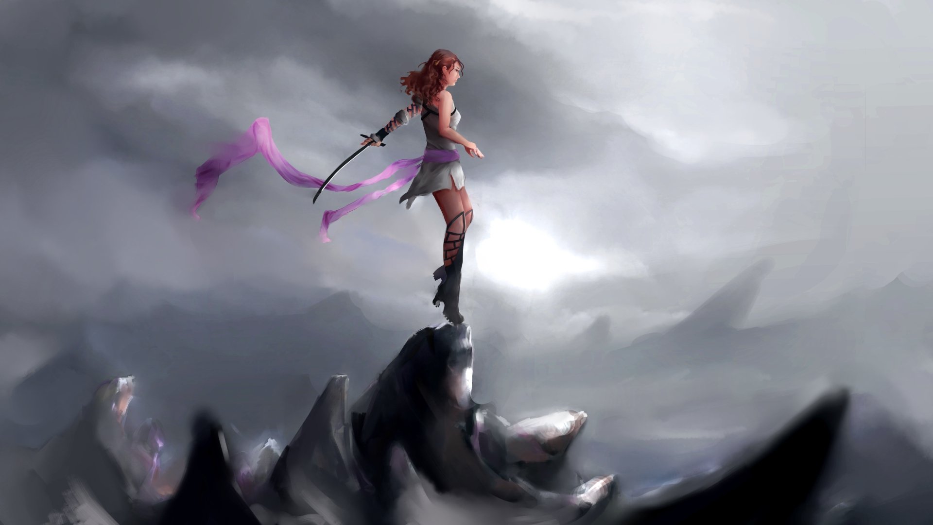 Download Woman Warrior Fantasy 4k Ultra HD Wallpaper by Ademera