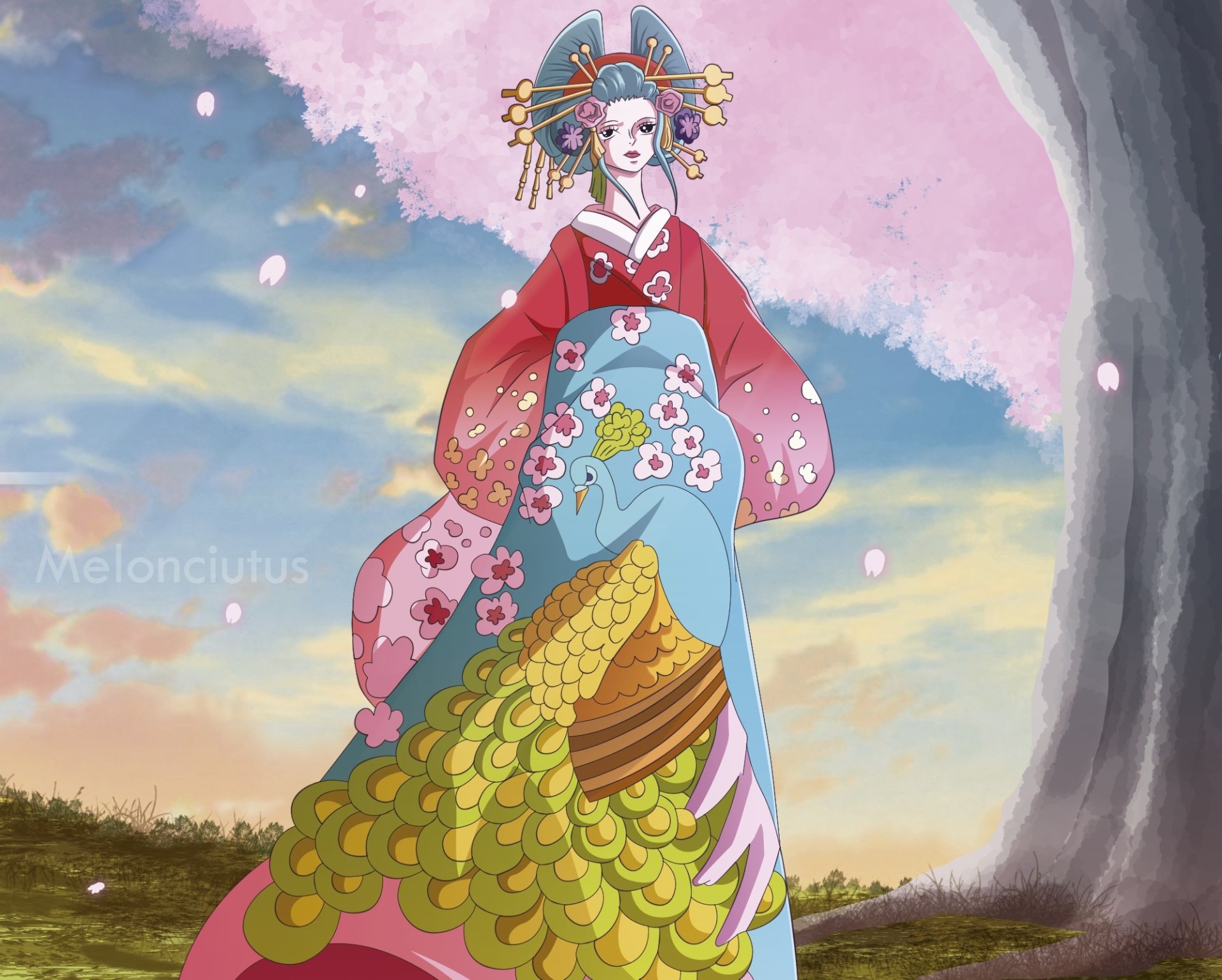 Download Komurasaki (One Piece) Anime One Piece HD Wallpaper by Melonciutus