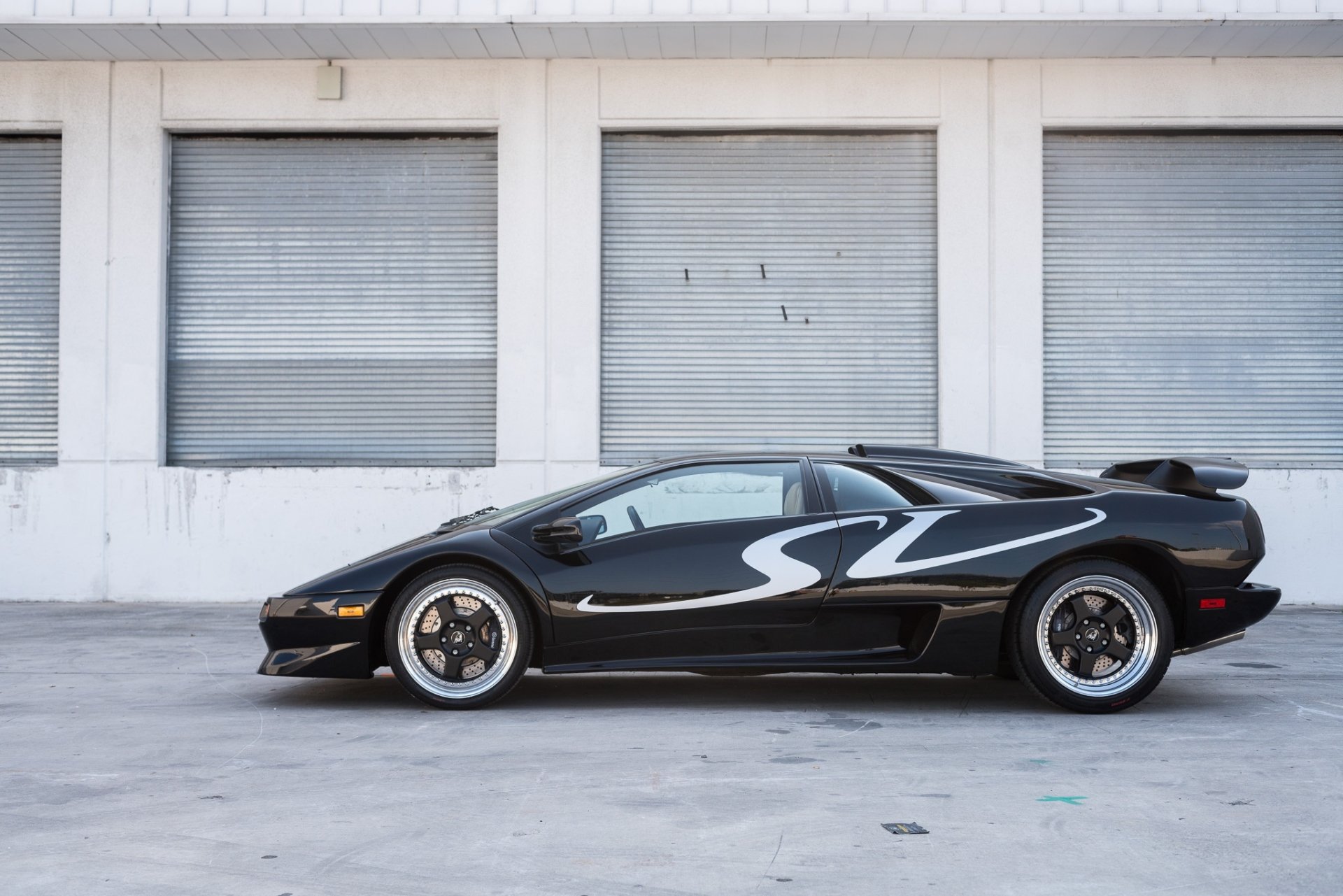 Download Supercar Black Car Lamborghini Car Vehicle Lamborghini Diablo HD Wallpaper