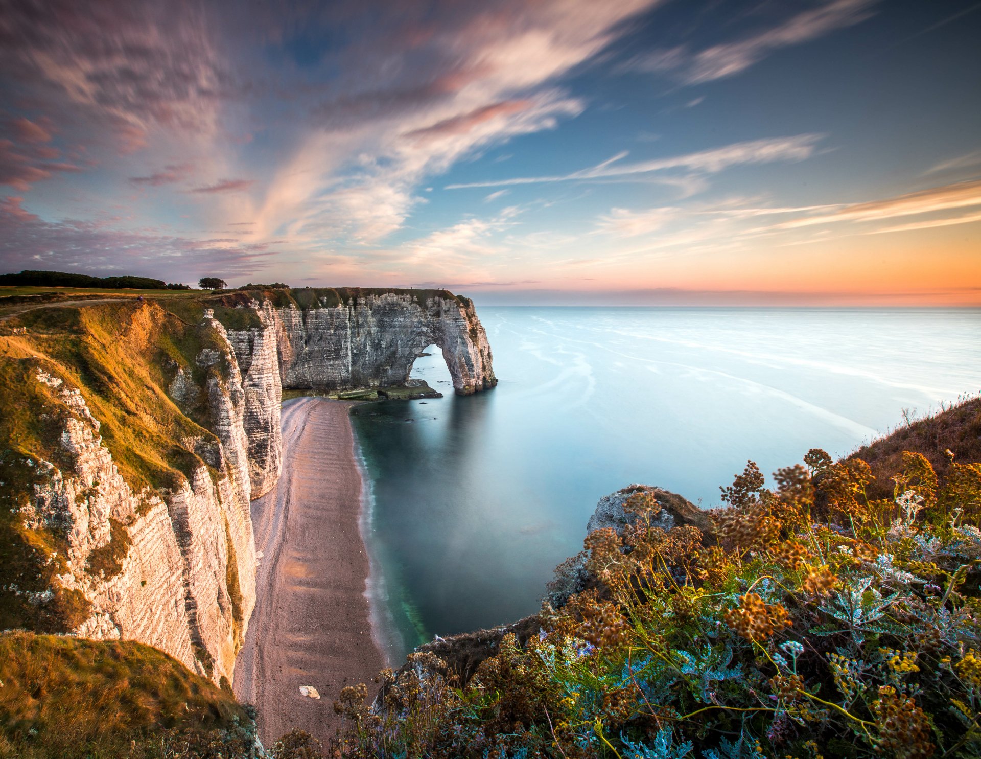 Download Ocean Horizon Beach Cliff Nature Arch K Ultra HD Wallpaper By Dennis Liang