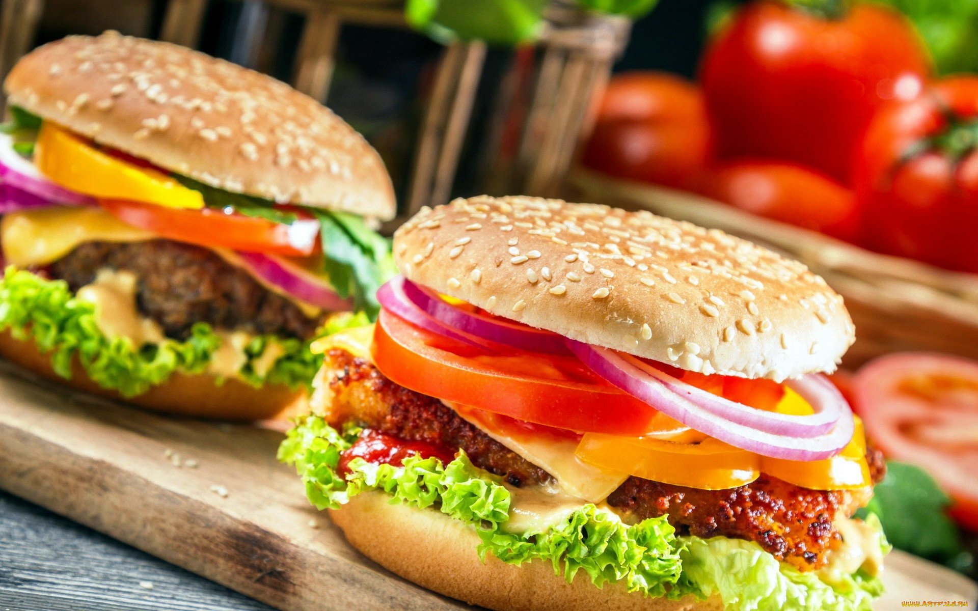 Hamburger HD Wallpaper | Hintergrund | 1920x1200 | ID:1026417