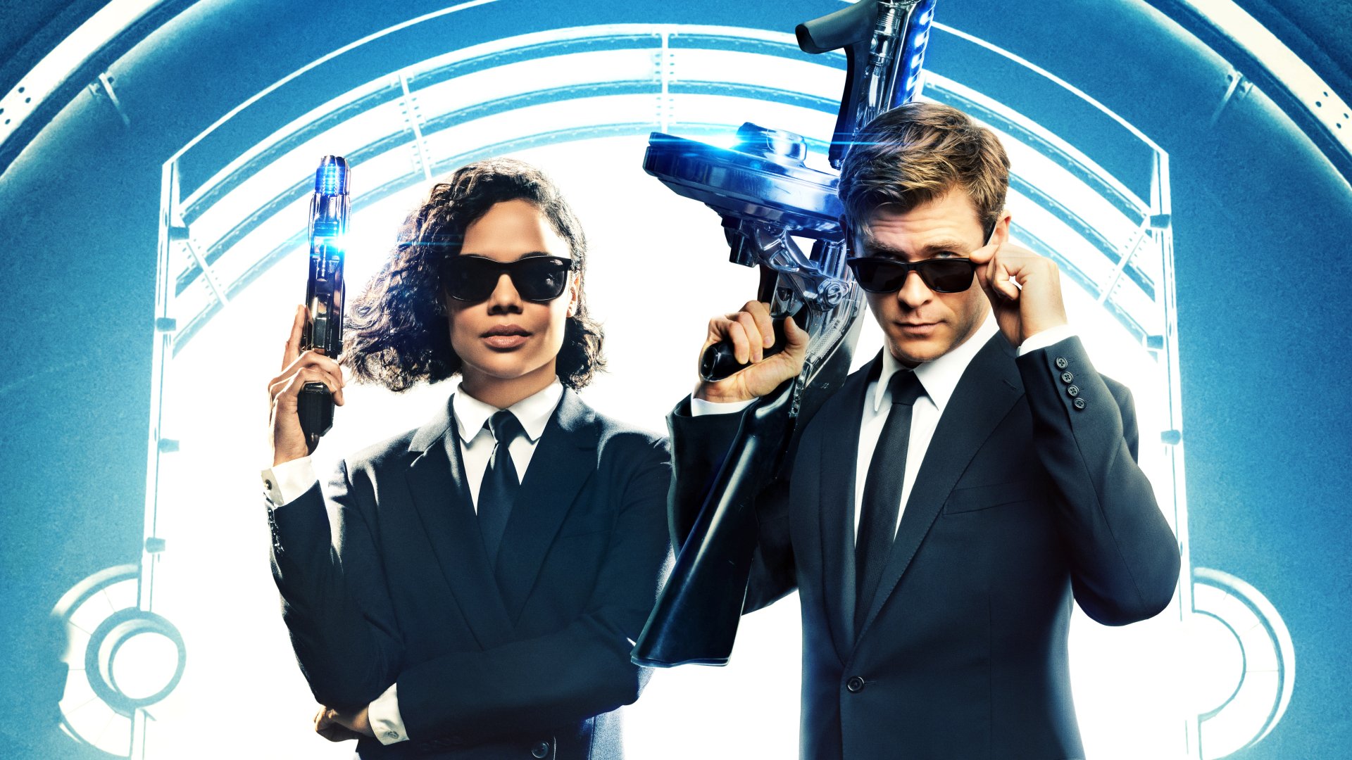 Download Tessa Thompson Chris Hemsworth Movie Men In Black: International 4k Ultra HD Wallpaper