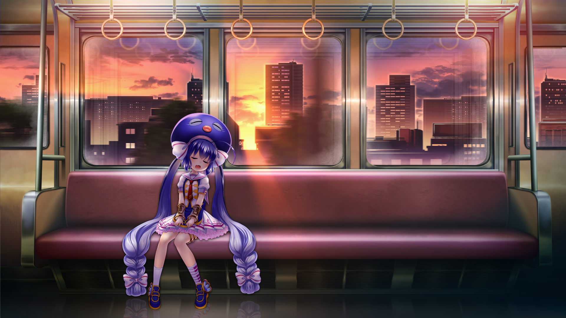 Download Otomachi Una Anime Vocaloid HD Wallpaper