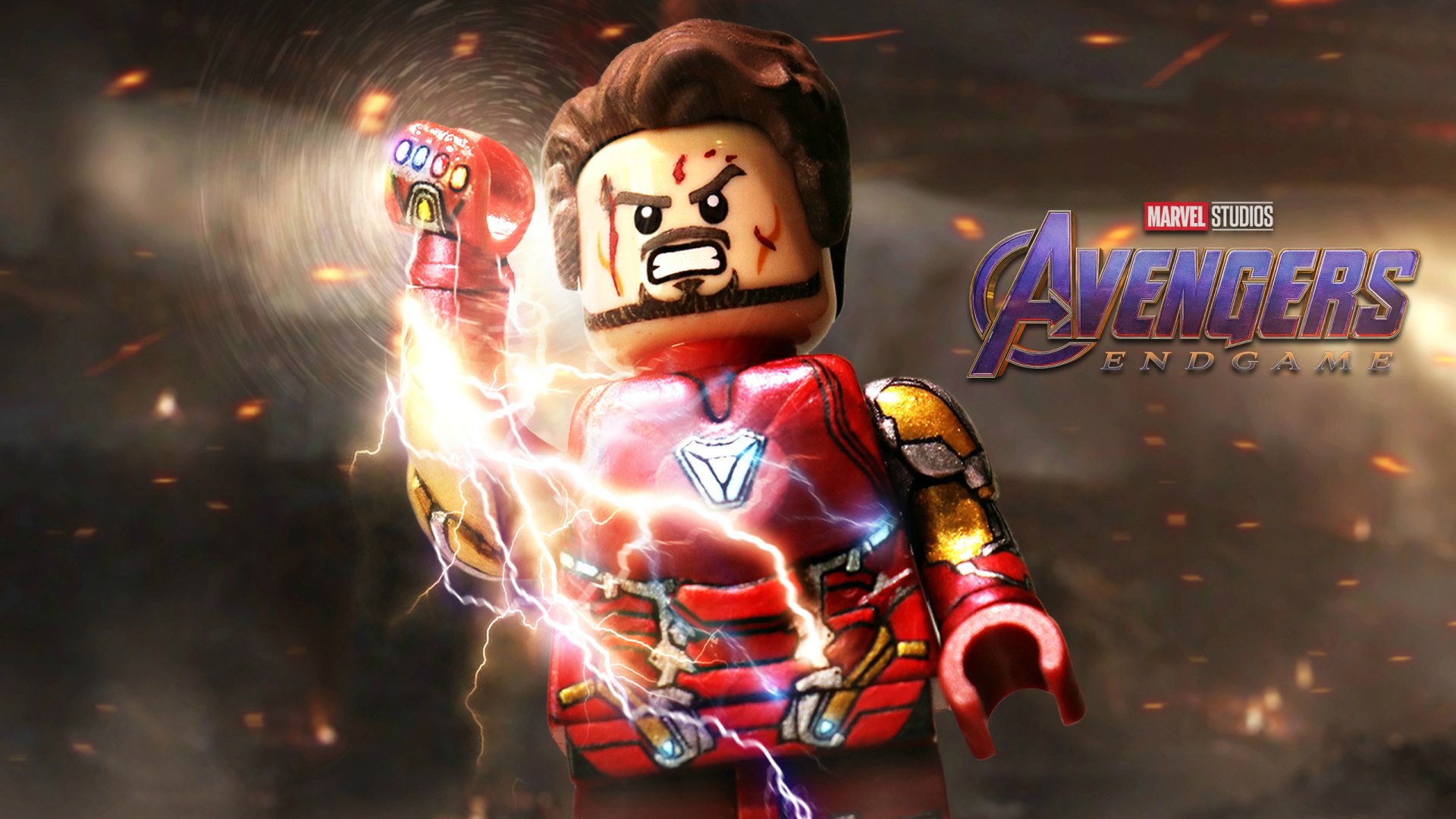 Download Iron Man Man Made Lego HD Wallpaper by MGF Customs/Reviews