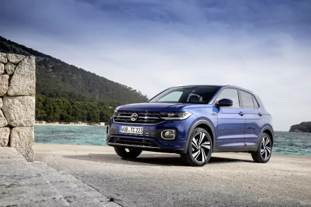 SUV car Volkswagen vehicle Volkswagen T-Cross HD Desktop Wallpaper | Background Image