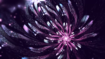 purple artistic flower HD Desktop Wallpaper | Background Image