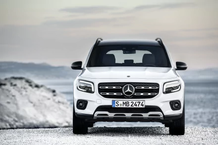 SUV white car car Mercedes-Benz vehicle Mercedes-Benz GLB-Class HD Desktop Wallpaper | Background Image