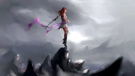 woman warrior fantasy HD Desktop Wallpaper | Background Image