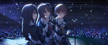 Uzuki Shimamura Rin Shibuya Mio Honda Anime THE iDOLM@STER: Cinderella Girls Starlight Stage HD Desktop Wallpaper | Background Image
