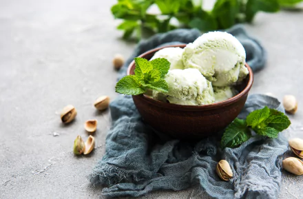 still life pistachio food ice cream HD Desktop Wallpaper | Background Image