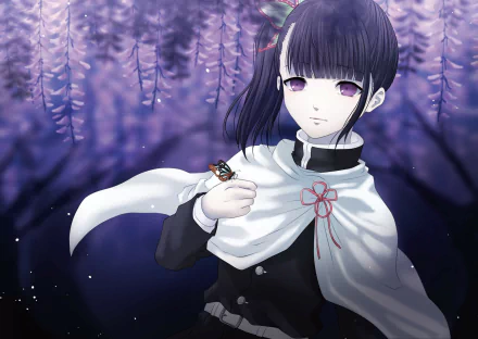 Kanao Tsuyuri Anime Demon Slayer: Kimetsu no Yaiba HD Desktop Wallpaper | Background Image