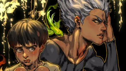 Tareo (One-Punch Man) Garou (One-Punch Man) Anime One-Punch Man HD Desktop Wallpaper | Background Image