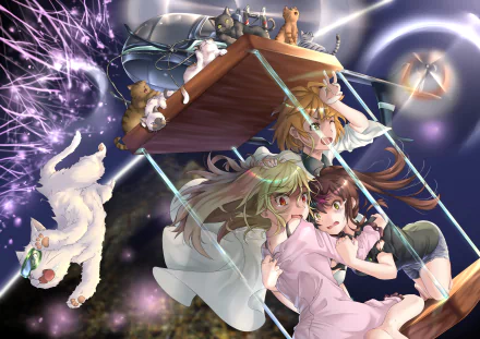 Nanami Aoyama Misaki Kamiigusa Mashiro Shiina Anime Sakurasou no Pet na Kanojo HD Desktop Wallpaper | Background Image