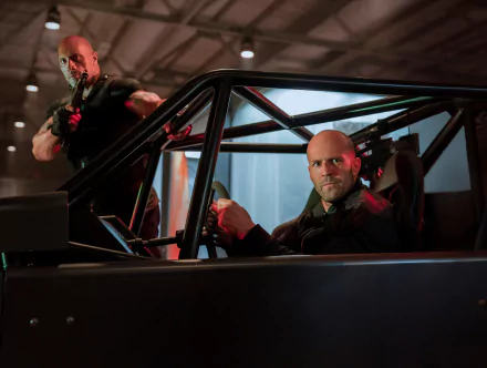 Jason Statham Deckard Shaw Luke Hobbs Dwayne Johnson movie Fast & Furious Presents: Hobbs & Shaw HD Desktop Wallpaper | Background Image