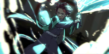 Tanjiro Kamado Anime Demon Slayer: Kimetsu no Yaiba HD Desktop Wallpaper | Background Image