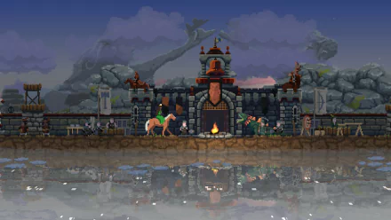 video game Kingdom: Two Crowns HD Desktop Wallpaper | Background Image