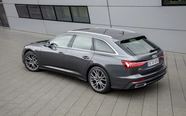 silver car car Audi vehicle Audi A6 Avant HD Desktop Wallpaper | Background Image